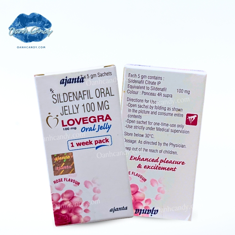 Thạch Lovegra Oral Jelly 100mg