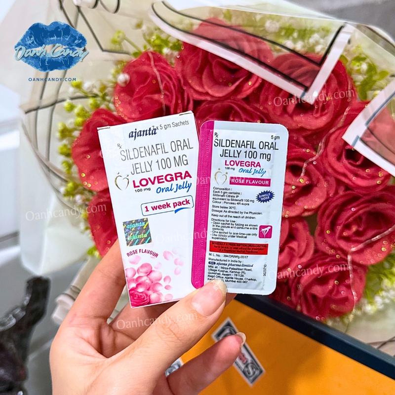 Thạch Lovegra Oral Jelly 100mg